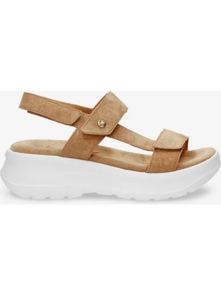 Sandały Panama Jack Noor brązowy camel 40 biały