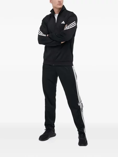 Geacă Adidas cu dungi negru