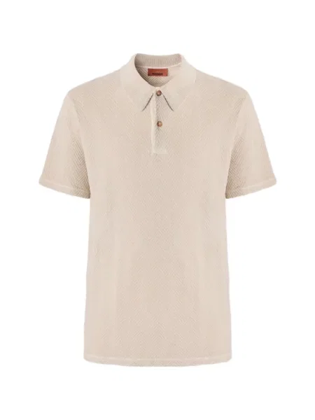 Tricou polo Missoni tricotate