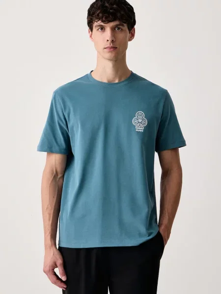 HUGO tricou pentru bărbați din Dulos albastru