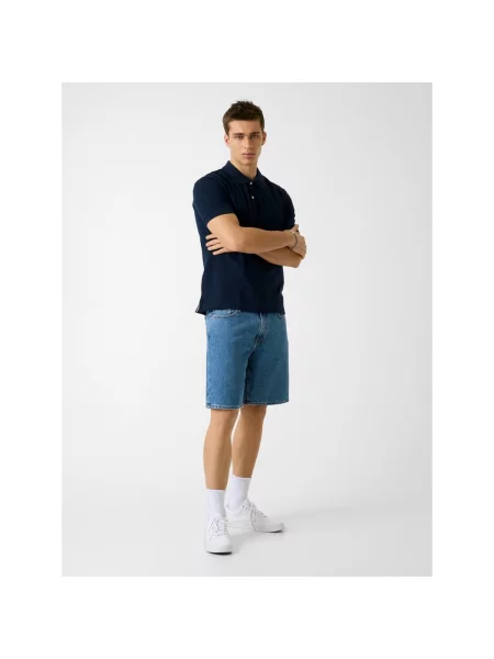 Tricou polo Guess albastru