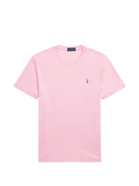 Tricou polo Polo Ralph Lauren cu autograf cu 5 buzunare în carouri gri
