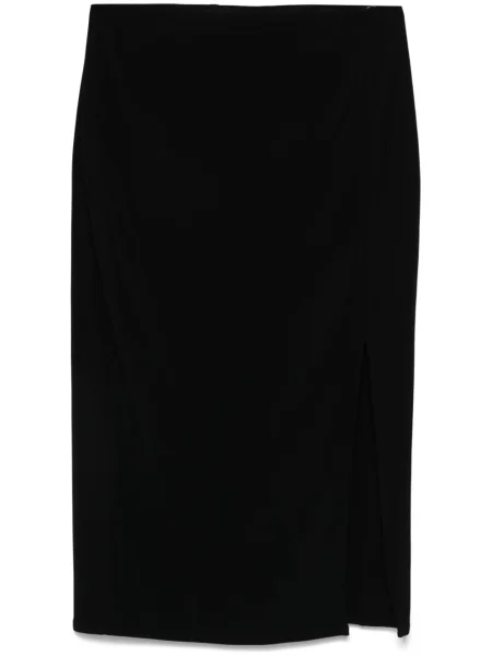 Spódnica midi Jade Cropper drapowana do kolan czarna