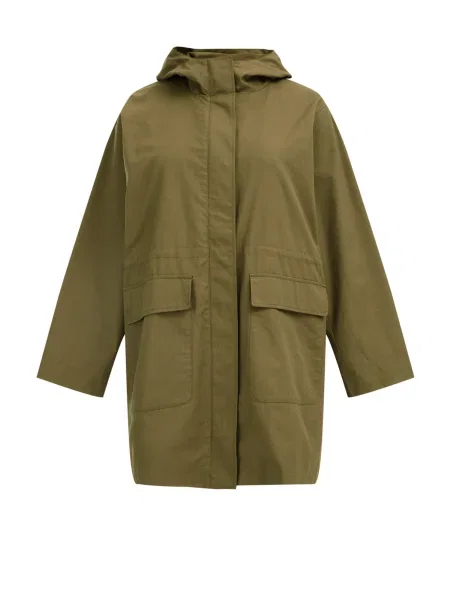 WE Fashion Prechodná parka olivová