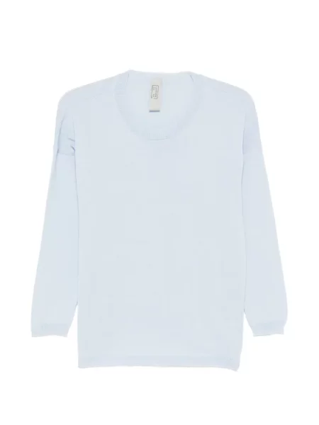 Tricou Private 0204 cu decolteu rotund albastru