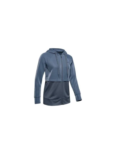 Hanorac din fleece Under Armour din fleece albastru