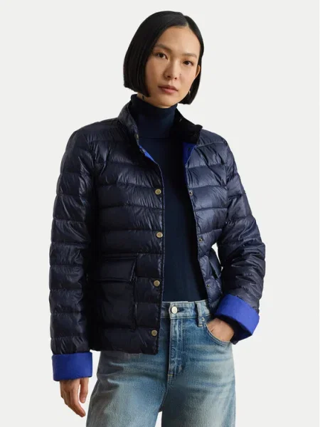 LAUREN RALPH LAUREN Geacă din puf Bleumarin