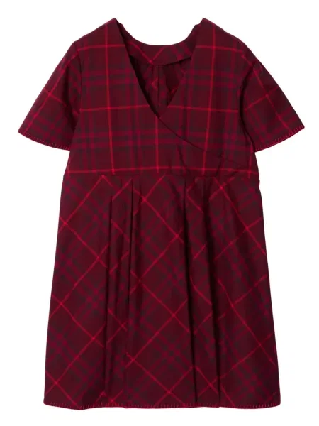 Sukienka dziecięca Burberry czerwona