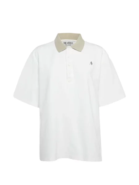 Tricou The Attico din jerseu alb