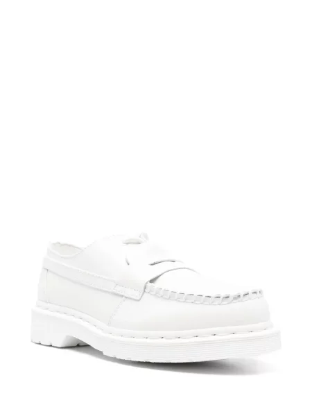 Bőr loafer Dr. Martens fehér