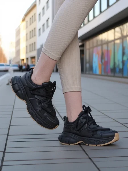 Sneakerși Resti negru