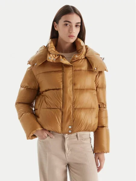 Patrizia Pepe Пуховик бежевий