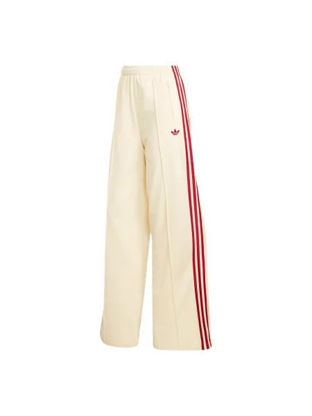 ADIDAS ORIGINALS Hlače Firebird kremna / brusnica