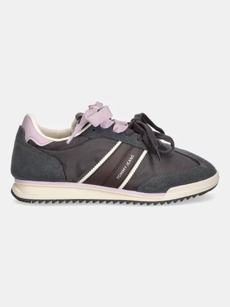 Tenisky Tommy Jeans TJW LOW PROFILE RUNNER hnedá