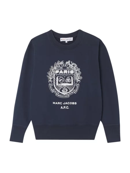 Bluza nierozpinana A.p.c. niebieska