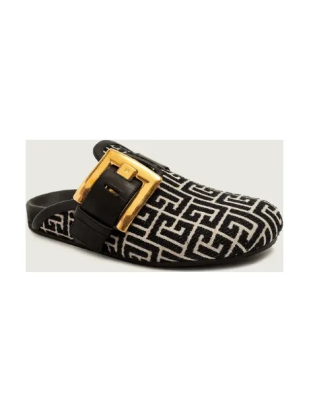 Bőr mules Balmain fekete