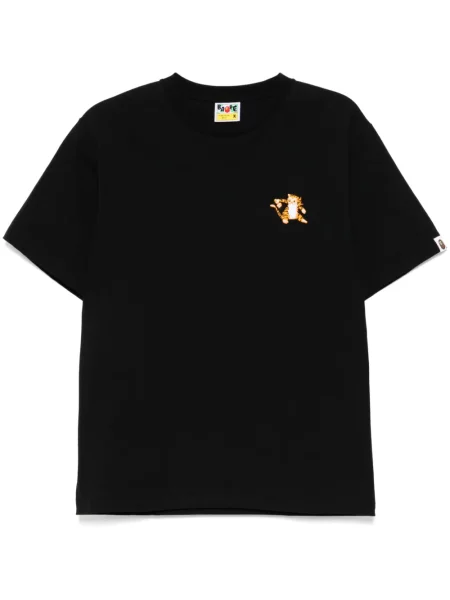 Tricou A Bathing Ape® cu broderie negru