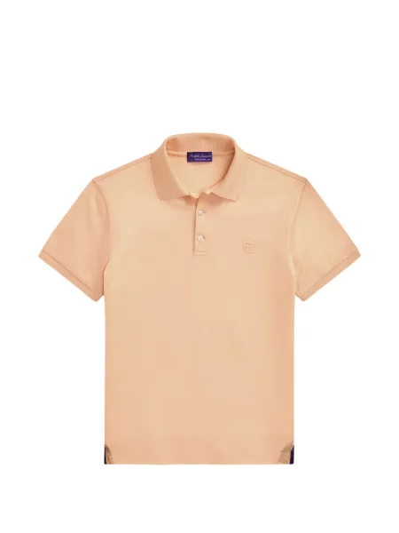 Tricou polo Polo Ralph Lauren cu glugă cu blană cu broderie roșu