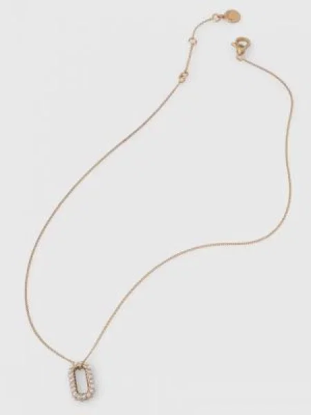 AllSaints Verižica zlata / naravno bela