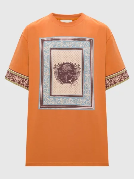 Футболка Alberta Alemais помаранчева