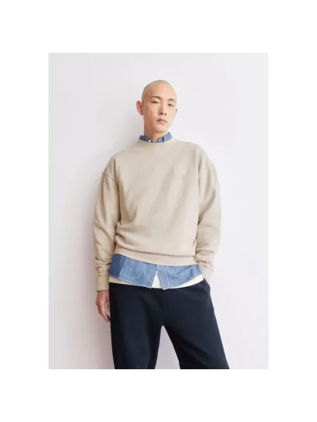 Bluza o kroju relaxed fit z czystej bawełny ekologicznej model ICONIC Å GMT' Armedangels beżowa