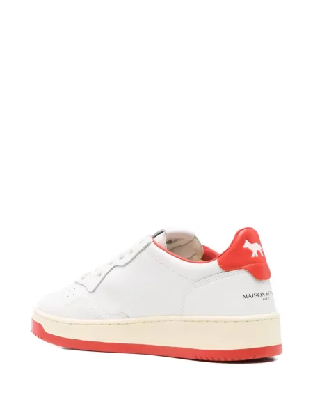 Sneakerși Maison Kitsune alb