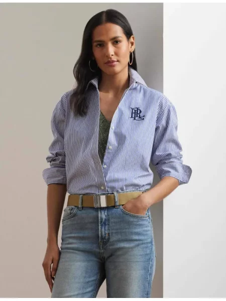 LAUREN RALPH LAUREN Cămașă | Relaxed fit alb