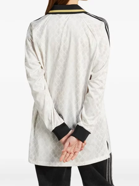 Lung pantaloni scurți Adidas cu decolteu în U retro gri
