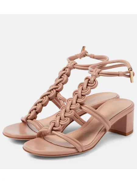 Sandale Gianvito Rossi din piele bej
