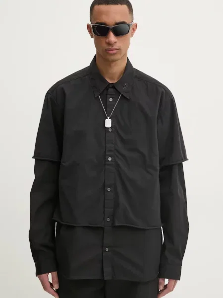 Srajca Diesel S-GASTON-O SHIRT črna