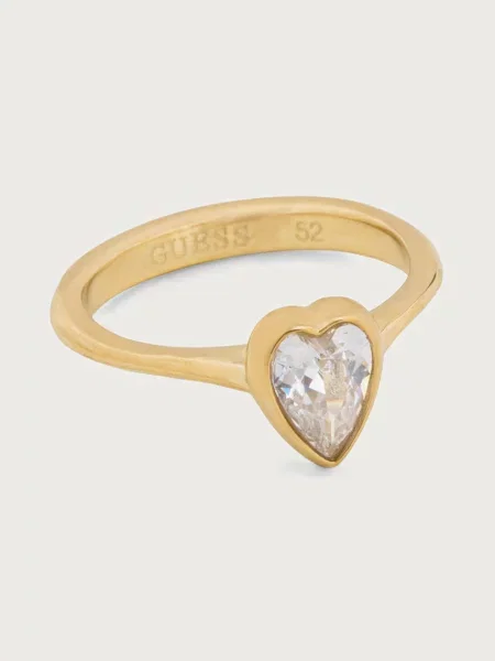 Guess каблучка з нержавіючої сталі CRYSTAL LOVE