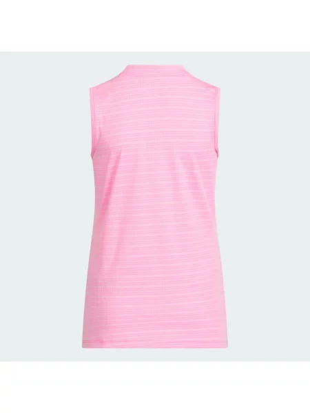 GIRLS SLEEVELESS POLO różowa