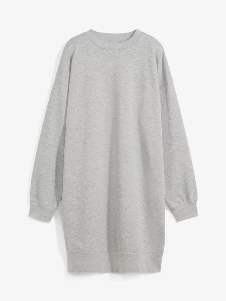 Sukienka dresowa oversized szara