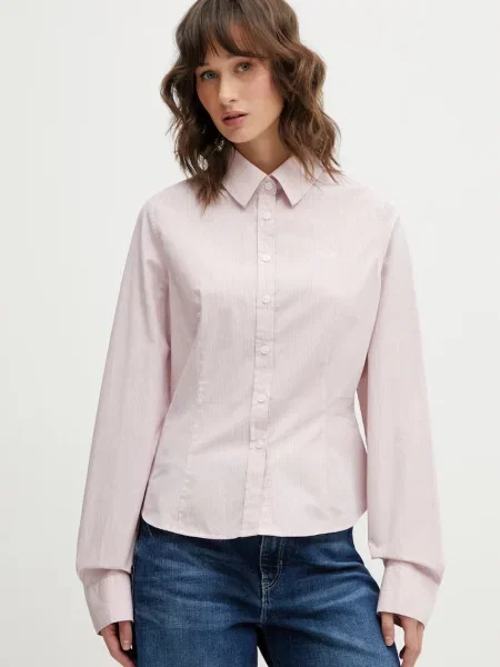 Guess Jeans cămașă din roz