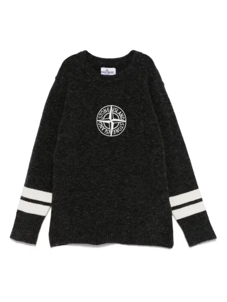 Sweter dziecięcy Stone Island szary