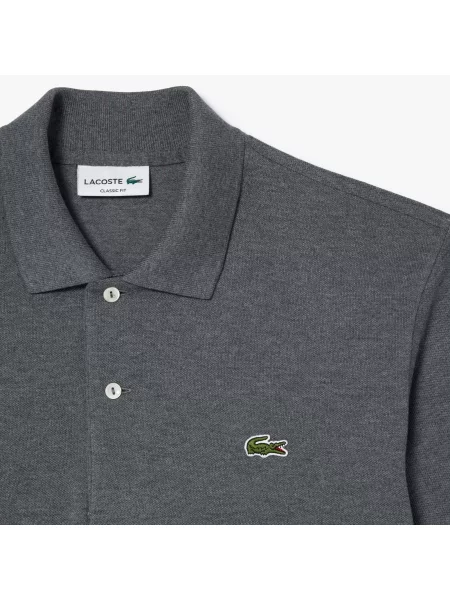 Поло Lacoste серое