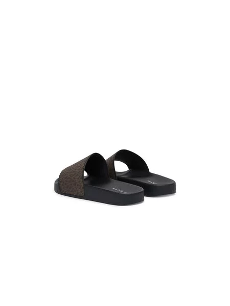 Pantofle Michael Michael Kors hnědé