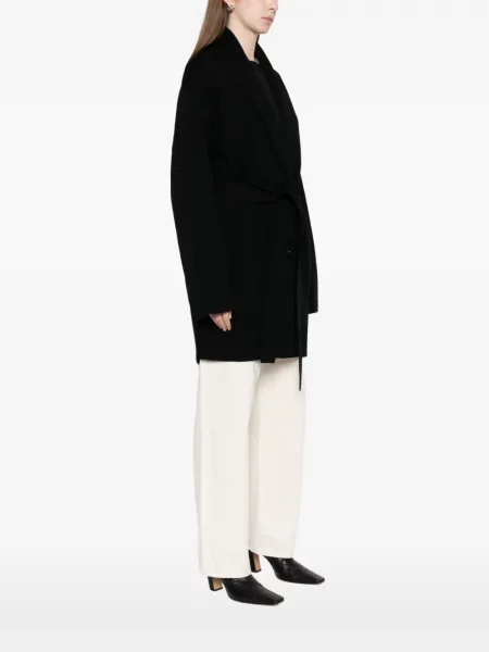 Palton Toteme tricotate negru
