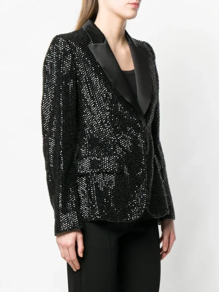 Sacou Alberta Ferretti negru