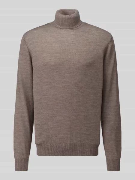 Sweter z golfem o kroju regular fit z czystej wełny model MIKO' Jake*s Studio Men