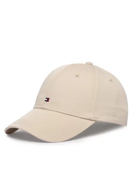 TOMMY HILFIGER Kapa kremna / temno modra / rdeča / bela bež