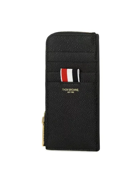Portfel Thom Browne skórzany czarny