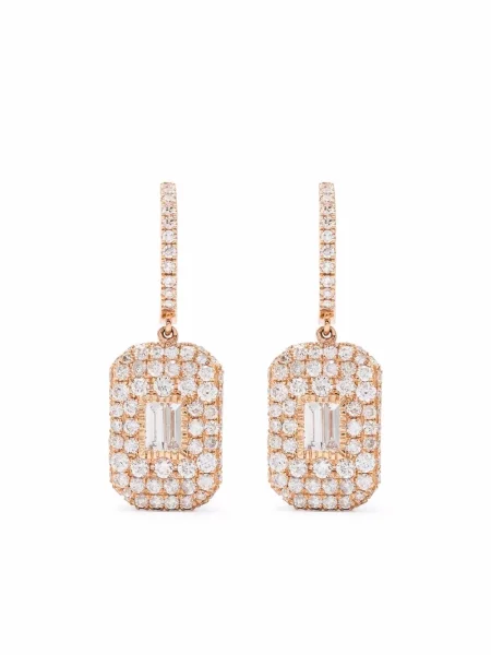 Aur roz diamant cercei Shay roz