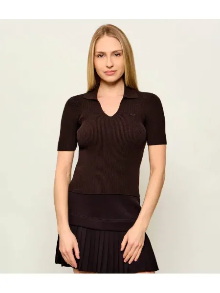 Tricou polo Lacoste maro