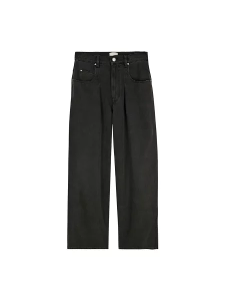 Szerokie jeansy Isabel Marant czarne