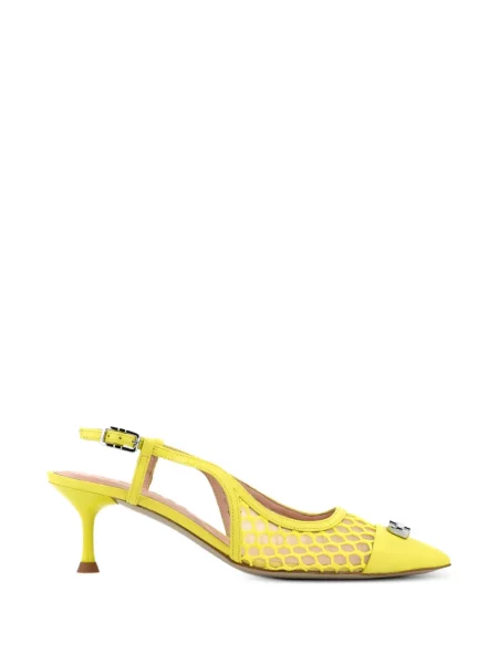 Pantofi cu toc Morobé slingback galben