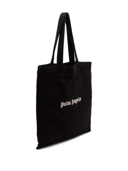 Geantă Palm Angels cu broderie negru