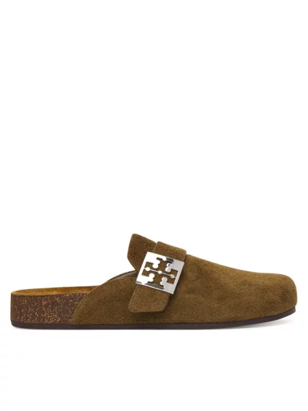 Klapki Tory Burch zielone