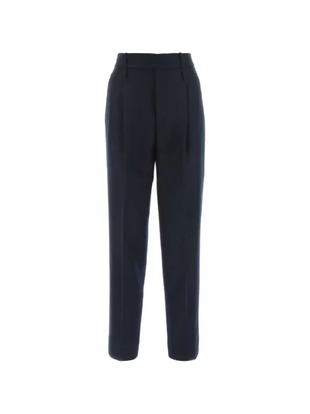 Pantaloni Gucci din cașmir albastru