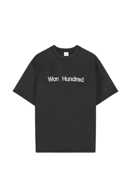 Tricou Won Hundred cu imagine negru